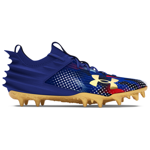 

Under Armour Mens Under Armour Blur Smoke 2.0 MC LE USA - Mens Football Shoes Metallic Gold/Royal/Royal Size 13.0