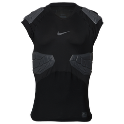 Men's - Nike Hyperstrong 4-Pad Top - Black/Dark Grey