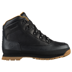 Boys' Grade School - Timberland Euro Hiker Shell Toe Boots - Black Full Grain