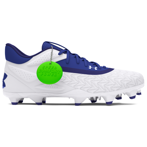 

Under Armour Mens Under Armour Yard MT TPU 3.0 - Mens Baseball Shoes White/Royal/Royal Size 7.5