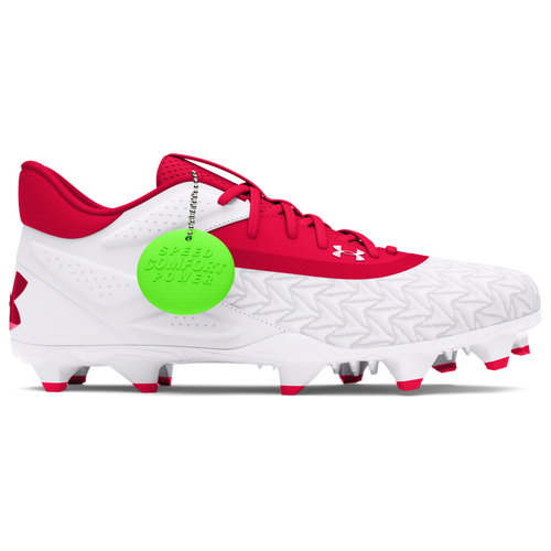 

Under Armour Mens Under Armour Yard MT TPU 3.0 - Mens Baseball Shoes White/Red/Red Size 9.0