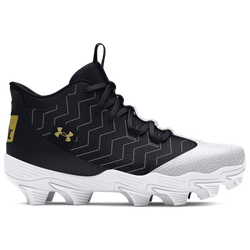 Boys' Grade School - Under Armour Harper 9 RM JR - Black/White/Metallic Gold