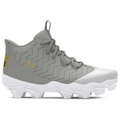 Under Armour Harper 9 RM JR - Under Armour Baseball Gray/Metallic Gold