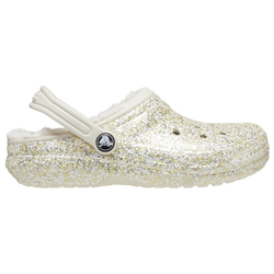 Girls' Grade School - Crocs Classic Lined Clogs - Stucco/Stucco