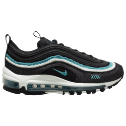 Boys' Grade School - Nike Air Max 97 SE - Black/Teal