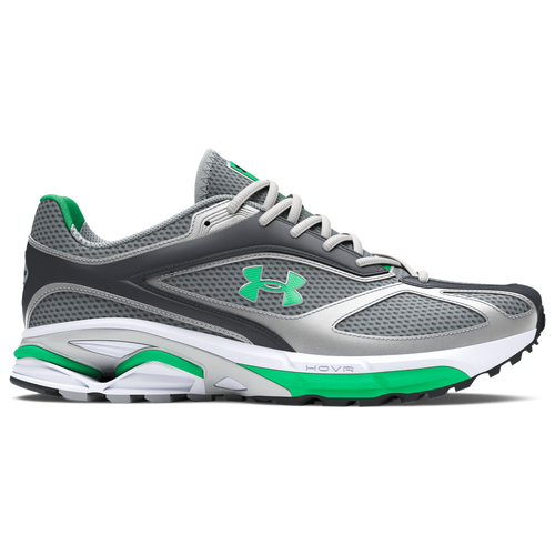 Shop Under Armour Mens  Hovr Apparition In Grey/silver/green