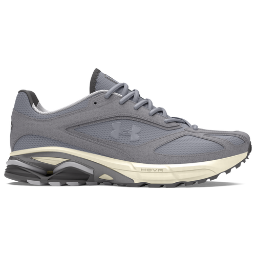 Shop Under Armour Mens  Hovr Apparition In Steel/ivory Dune/steel
