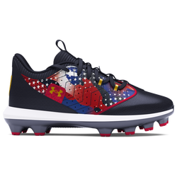 Boys' Grade School - Under Armour Harper 9 TPU JR USA - Midnight Navy/Midnight Navy/Metallic Gold