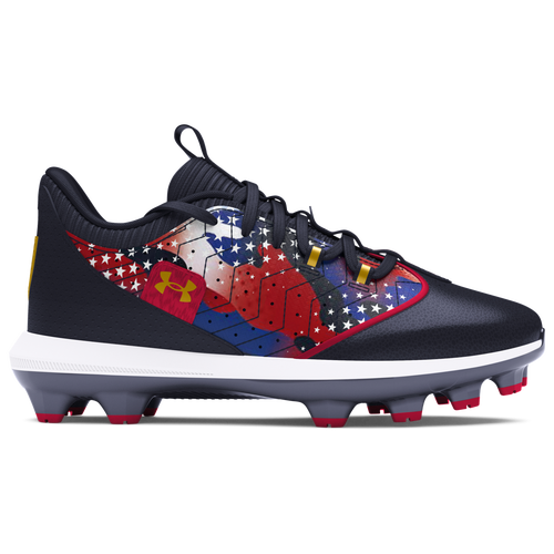 

Boys Under Armour Under Armour Harper 9 TPU JR USA - Boys' Grade School Baseball Shoe Midnight Navy/Midnight Navy/Metallic Gold Size 04.0