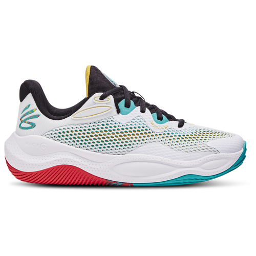 

Under Armour Mens Under Armour Curry Splash 24 - Mens Basketball Shoes White/Cool Pink/Belt Blue Size 11.5
