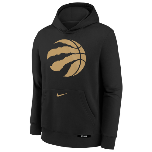 Nike Kids Raptors City Edition Club Hoodie in Black