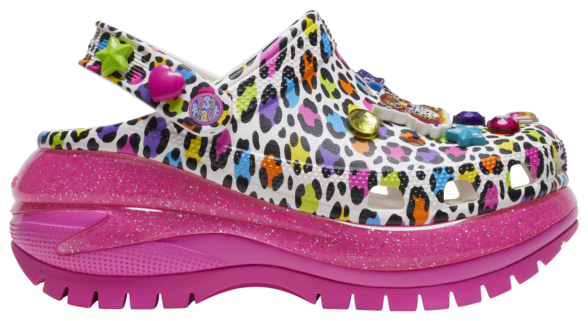 Crocs Classic Mega Crush Lisa Frank Clogs Women's