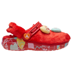 Women's - Crocs Classic Sweetheart Fur - Red/Red