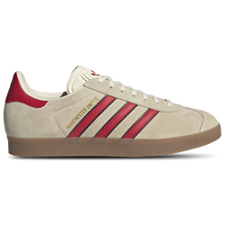 Men's - adidas Gazelle Manchester United  - Cream/Core Black
