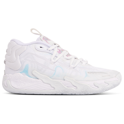 Boys' Grade School - PUMA MB.03 Iridescent  - Puma White/Dewdrop