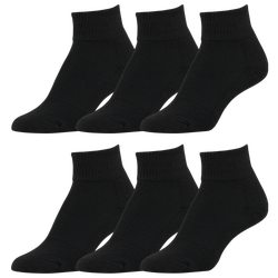 Boys' Grade School - CSG Youth 6 Pack Quarter Socks  - Black