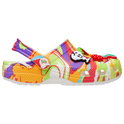 Boys' Grade School - Crocs Trix Classic Clogs - Orange/White/Multi