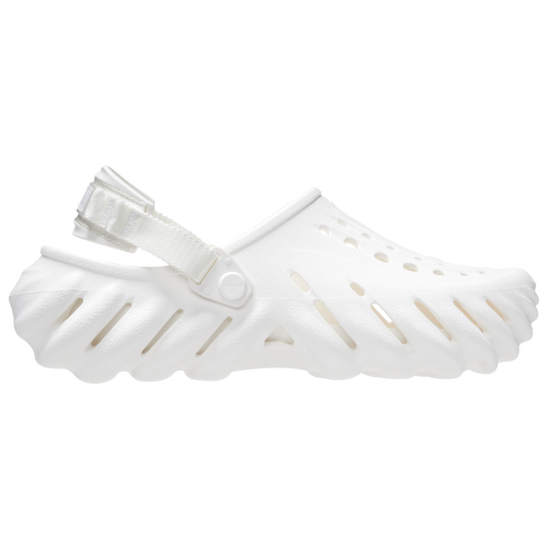 Shop Crocs Mens  Echo Clogs In White/white