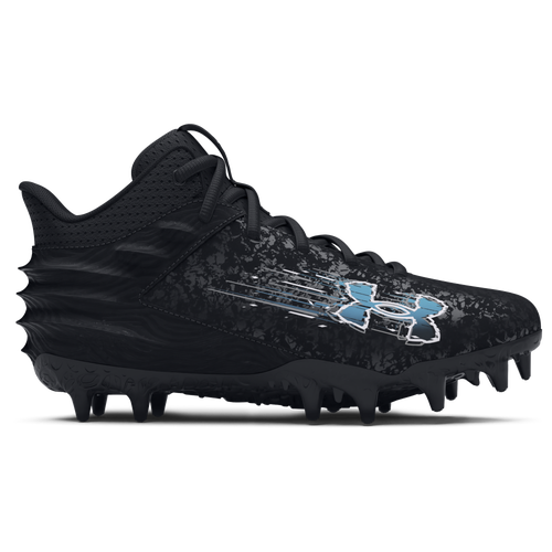 

Under Armour Boys Under Armour Blur Smoke Select MC Jr - Boys' Grade School Football Shoes Black/Grey Size 4.5