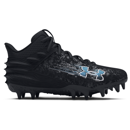 

Under Armour Boys Under Armour Blur Smoke Select MC Jr - Boys' Grade School Football Shoes Black/Grey Size 6.0