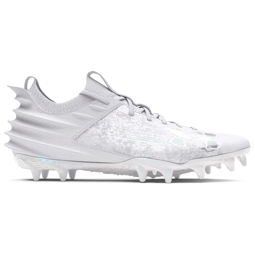 

Under Armour Mens Under Armour Blur Smoke 2.0 MC - Mens Football Shoes White/Silver Size 9.5