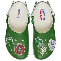 Men's - Crocs NBA Crocband Clogs - Green/White