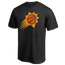 Fanatics Suns Logo T-Shirt - Men's Black/Black