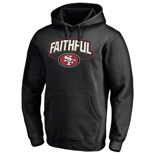 

Fanatics Mens San Francisco 49ers Fanatics 49ers Faithful Pullover Hoodie - Mens Black Size 4XL