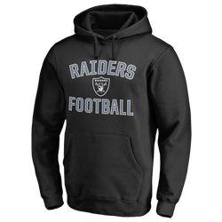 Men's - Fanatics Raiders Victory Arch Pullover Hoodie - Black