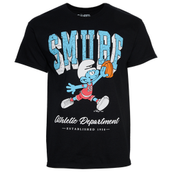 Men's - Graphic Tees Smurf Basketball T-Shirt - Black/Multi