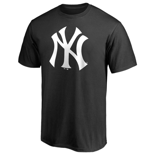 

Fanatics Mens New York Yankees Fanatics Yankees Official Logo T-Shirt - Mens Black Size S