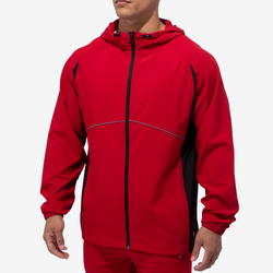Men's - Eastbay Marathon Wind Jacket - Red Alert