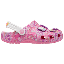 Girls' Toddler - Crocs Classic Hello Kitty Clogs - Pink