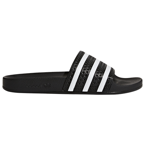 

adidas Mens adidas Originals Adilette Slide - Mens Shoes Black/White/Black Size 13.0