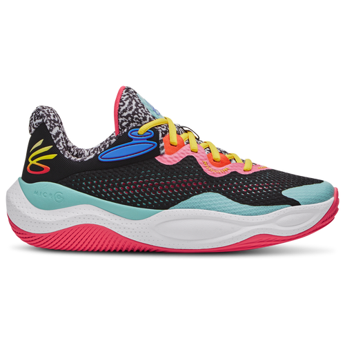 

Under Armour Mens Steph Curry Under Armour Curry Splash 24 - Mens Basketball Shoes Black/Neo Turquoise/Taxi Size 11.5