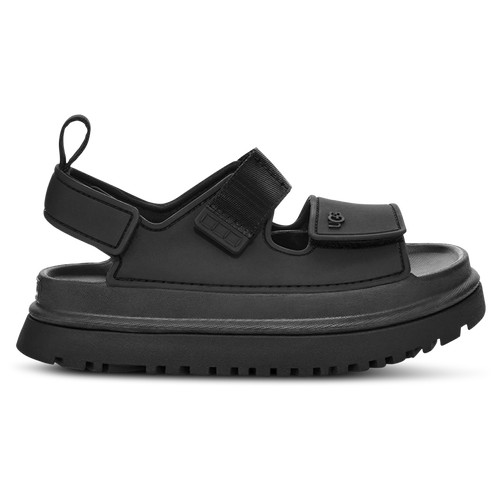 

UGG Girls UGG Golden Glow Sandals - Girls' Grade School Shoes Black/Black Size 06.0