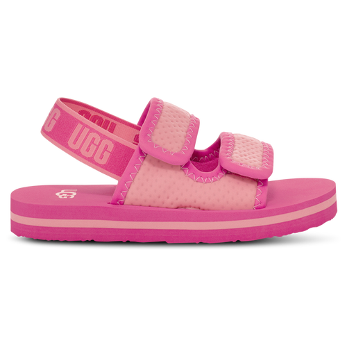 Shop Ugg Girls  Lennon Slingback In Sugilite/strawberry