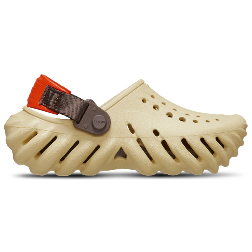 

Boys Preschool Crocs Crocs Echo Clogs - Boys' Preschool Shoe Sesame/Brown/Orange Size 03.0