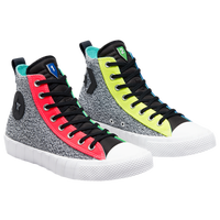Black/White/Electric Aqua