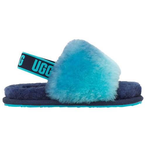 

Girls UGG UGG Fluff Yeah Gradient - Girls' Toddler Shoe Blue/Multicolor Size 11.0