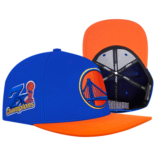 

Pro Standard Pro Standard Warriors BOC Wool Snapback Hat - Adult Royal Blue/Orange Size One Size
