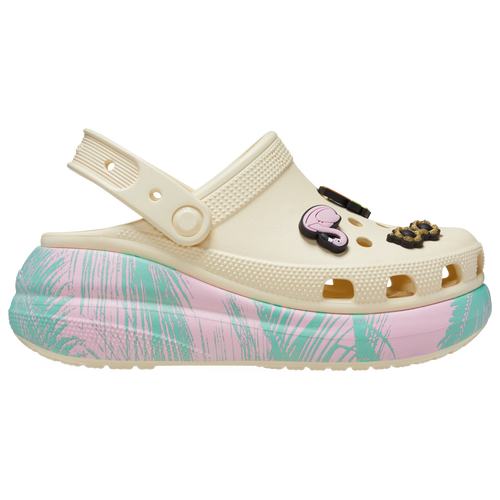 

Crocs Womens Crocs Crush Clogs - Womens Shoes White/Green/Purple Size 09.0