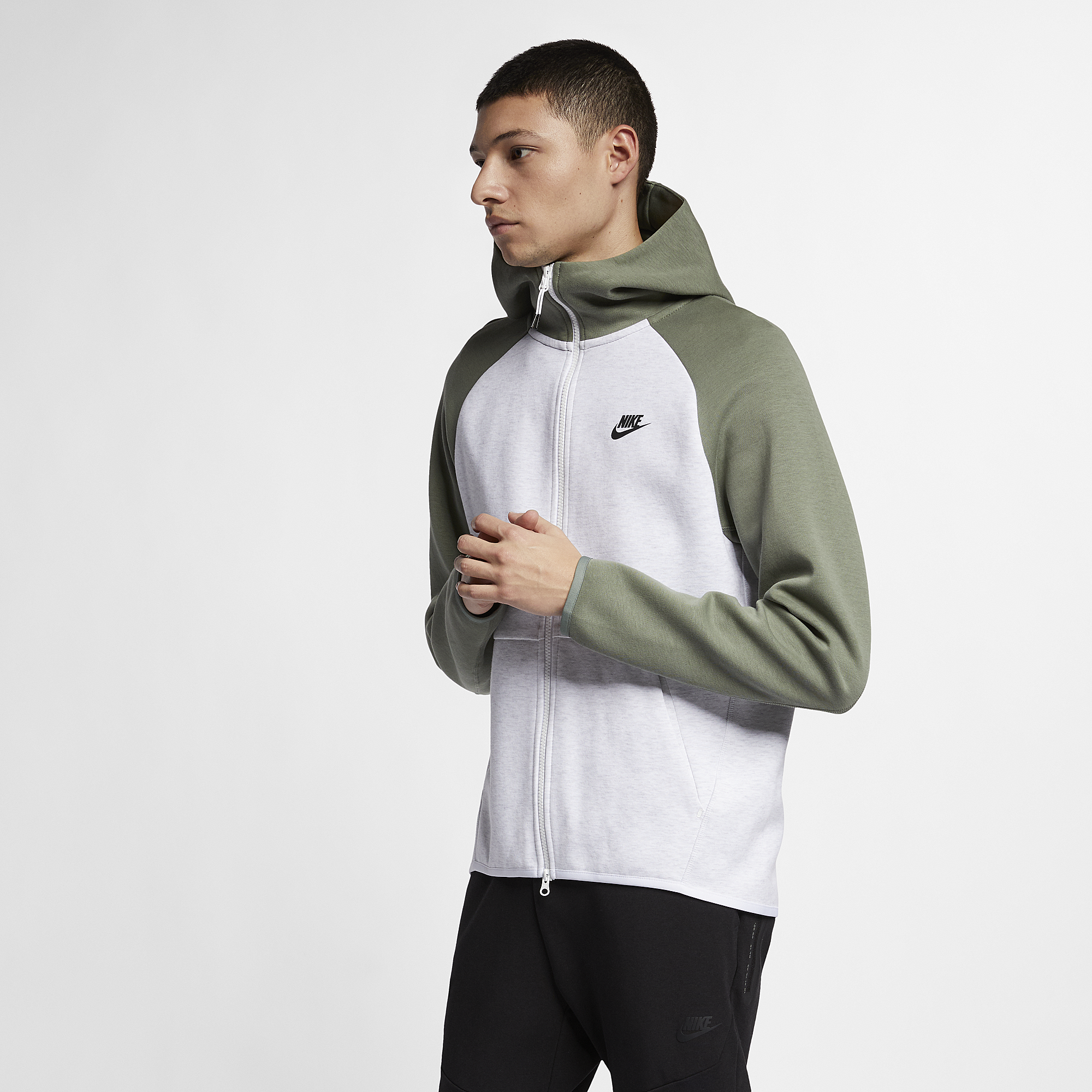 grey nike tech sweatsuit