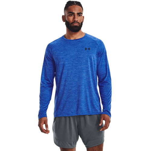 

Under Armour Mens Under Armour Tech 2.0 Long Sleeve T-Shirt - Mens Bauhaus Blue/Versa Blue/Black Size L