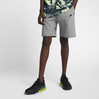 Men's - Nike NSW Tech Fleece Shorts - Dark Grey Heather/Dark Grey/Black