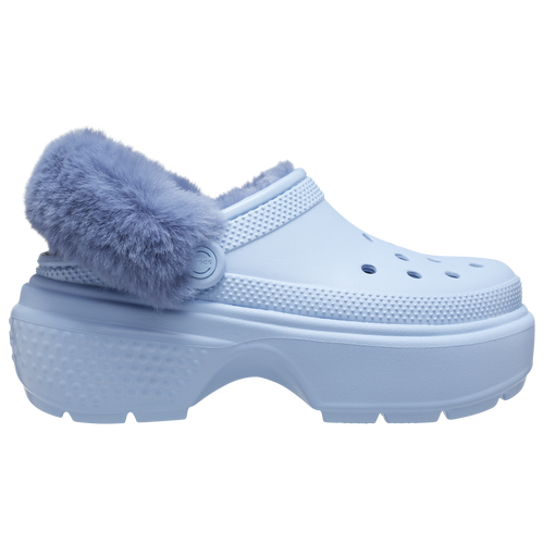 

Crocs Womens Crocs Stomp Lined Clogs - Womens Shoes Blue Calcite Size 10.0