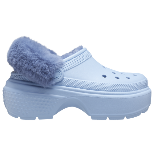 

Crocs Womens Crocs Stomp Lined Clogs - Womens Shoes Blue Calcite Size 7.0