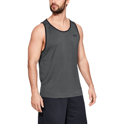 Men's - Under Armour Tech 2.0 Tank - Black/Pitch Grey Twist