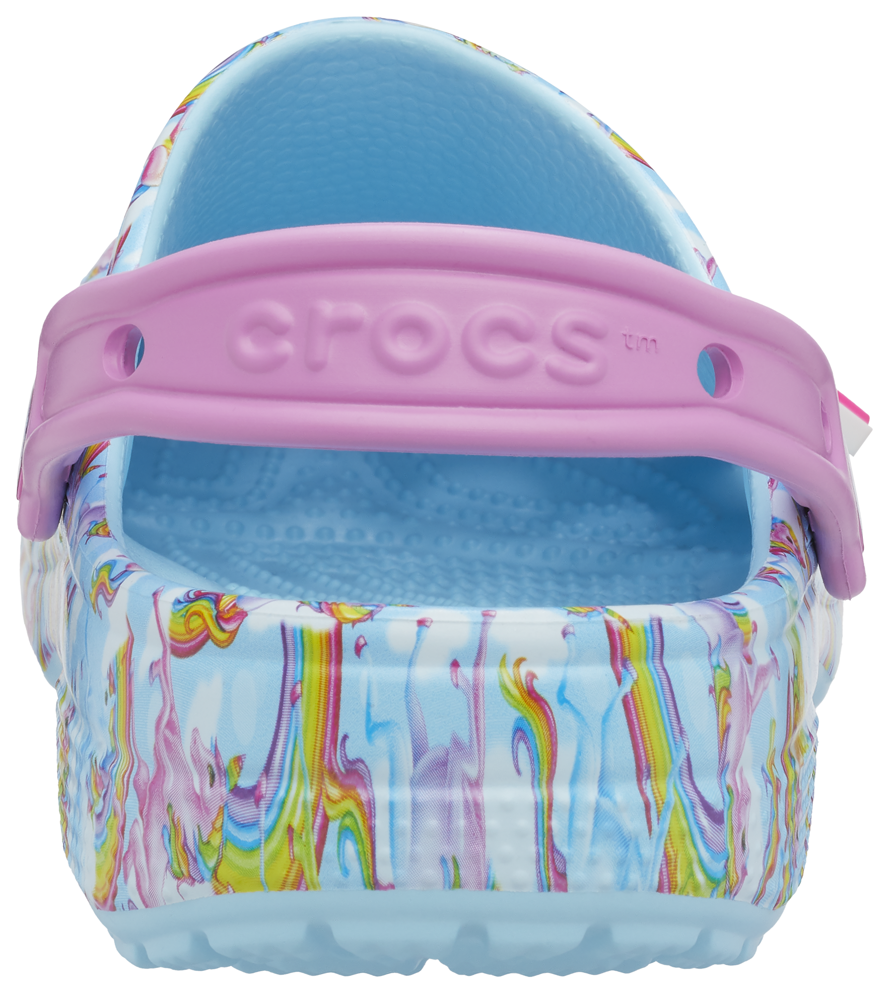 Crocs Classic Rainbow Lisa Frank Clogs