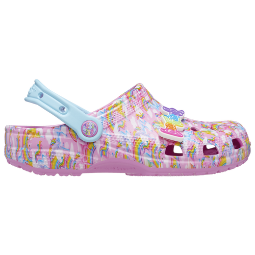 Crocs Classic Lisa Frank Unicorn Clog 2 In Taffy Pink/multi